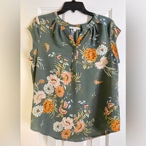 fun2fun M floral blouse